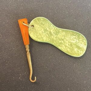 Vintage Collectible Boot Lace Hook & Shoe Horn